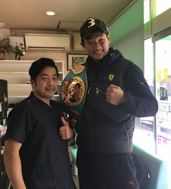 タイソン君とのツーショット